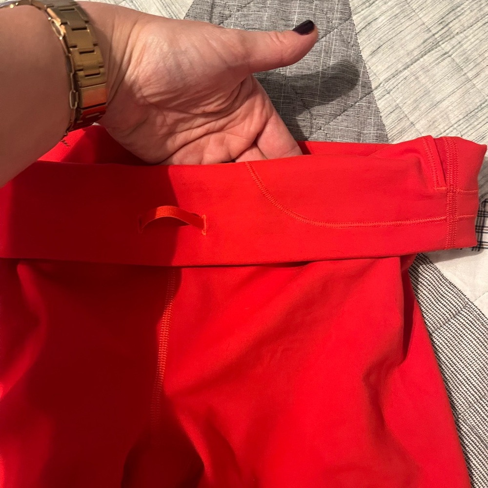 Lululemon Athletica Red Capris